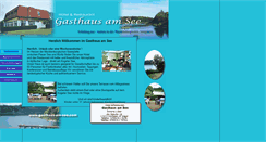 Desktop Screenshot of gasthaus-am-see.com